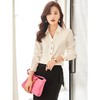 娜璐多 轻熟风衬衫女套装2023秋季新款时尚休闲港味上衣搭配半身裙两件套 商品缩略图1