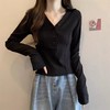 裁缝学苑AX121 设计感V领长袖t恤纸样针织衫女装打底衫上衣打版型 商品缩略图1