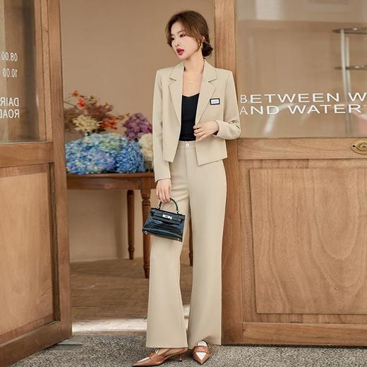娜璐多 高级感西装外套女短款两件套2023娜璐多新款休闲西服套装气质百搭 商品图0