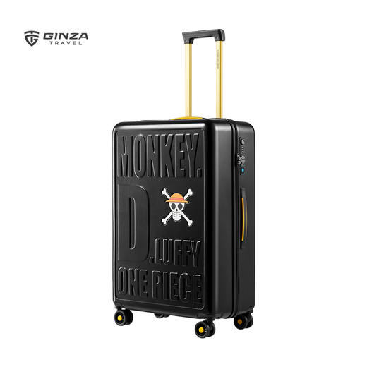 银座GINZA TRAVEL x 航海王路飞正版联名系列USB充电口大容量拉链箱9831L 商品图1