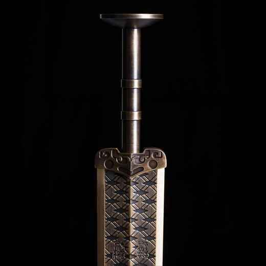 青铜越王剑 越王勾践剑 青铜剑沈广隆宝剑1:1复制 未开刃 商品图3