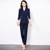 【西装+西裤】罗蒙春秋款女式套装简约百搭商务通勤职场西装两件套女 商品缩略图7