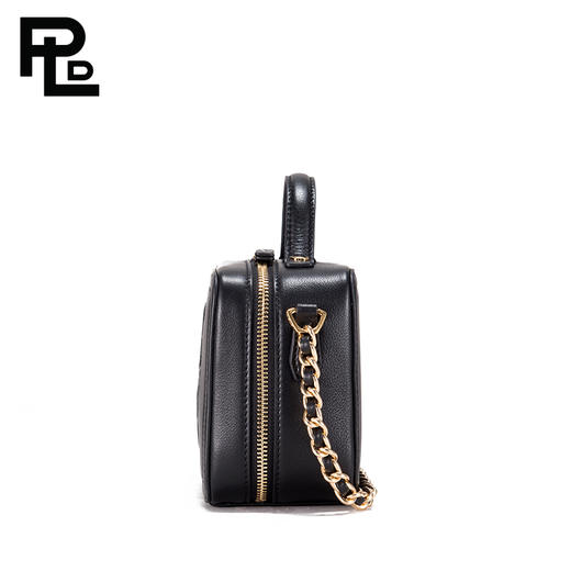 保兰德PLD东方雅奢头层牛皮小方包链条包箱子包通勤必备女包 商品图3