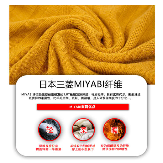 MIYABI发热纤维条纹款半高领女打底衫2023春秋新款小众设计外穿时尚百搭针织衫 商品图4