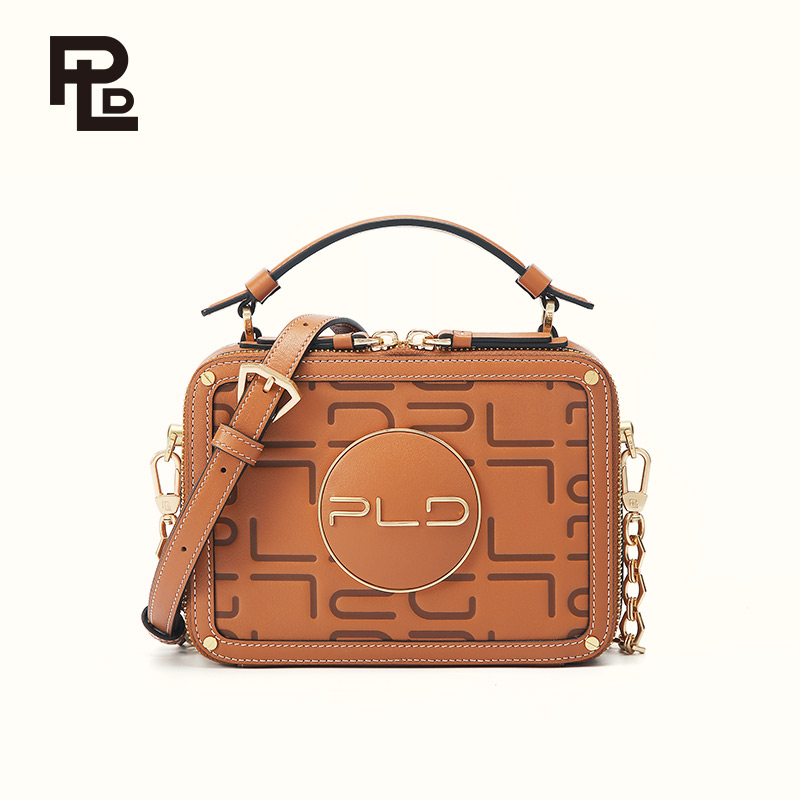 保兰德PLD东方雅奢唐菓系列头层牛皮手提包单肩包斜挎包通勤必备女包