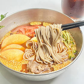 康在此 SGS认证低GI 免煮低脂纯青稞面主食代餐粗粮面 135gX3包/盒