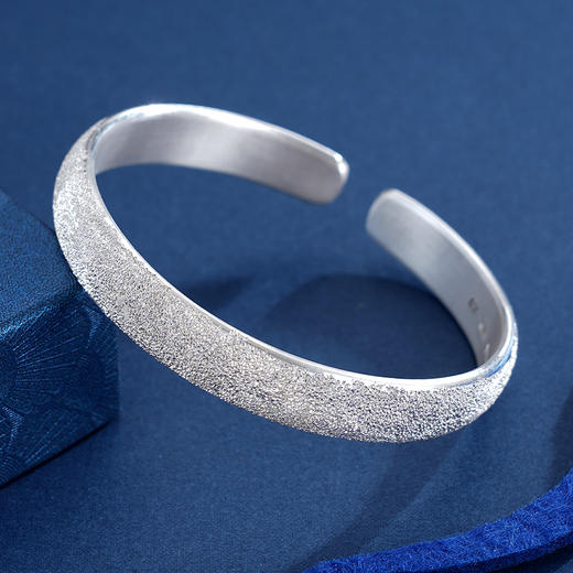 【繁霜滋晓】子佩集原创设计纯银999银手工手镯2309 商品图1
