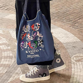 日系刺绣时尚包袋 夏日夏威夷系列刺绣购物袋 A