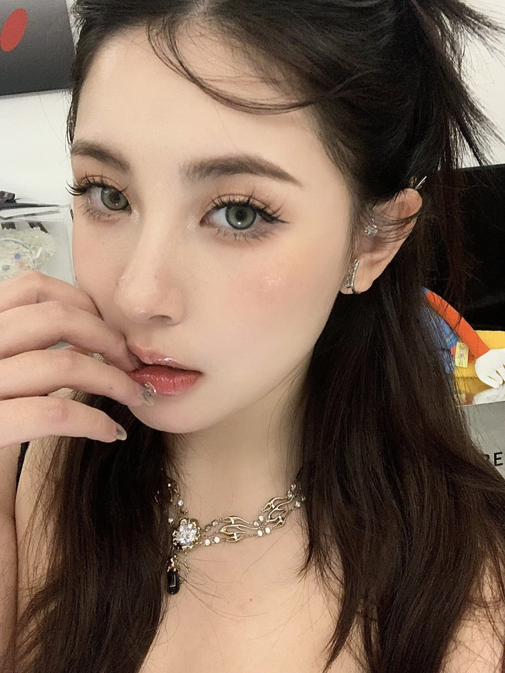 SERLTYCA 年抛隐形眼镜 心动湖 14.2mm 1副/2片 左右度数可不同-VVCON美瞳网16