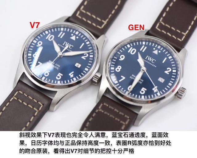 V7厂万国马克十八ETA2892机芯复刻表评测-真瑞士机芯