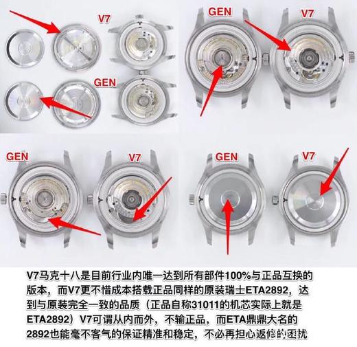 MKS厂万国马克十八复刻表对比正品详细评测复刻手表一比一手表n厂c厂zf厂vs厂clean厂测评 商品图12