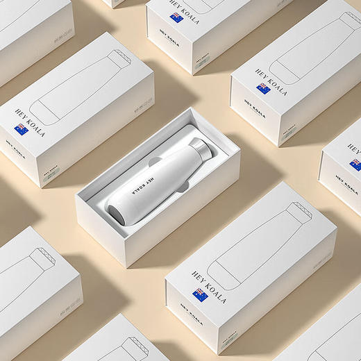 澳洲HEY KOALA嘿考拉碎水杯 智能瘦瘦杯 410ml 316不锈钢 水温提示 随行百搭 商品图6