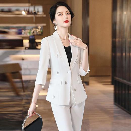 娜璐多 星空高级感小西装外套2023春秋季新款时尚气质修身西服女神范洋气 商品图1