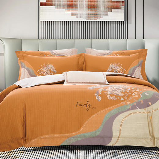 鑫缘 全棉数码印花四件套 DMH7418 商品图8