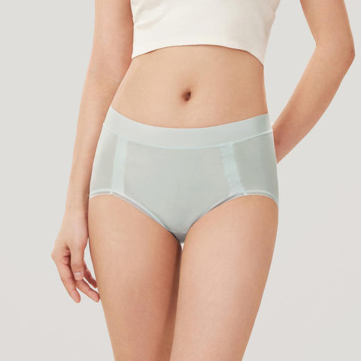 都市丽人基础系列棉质三角女士内裤中腰三角裤LK31B5 商品图0