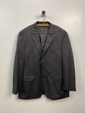 90年代 Vintage POLO Ralph Lauren 拉夫劳伦 羊毛纺 西装外套_CJK(XL)