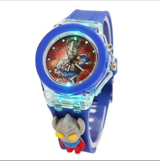 买一送一【奥特英雄手表】发光LED硅胶手表   夜光石英表  卡通公仔儿童手表 商品图5