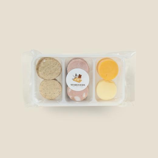 白人饭零食-芝士火腿小饼干 商品图0