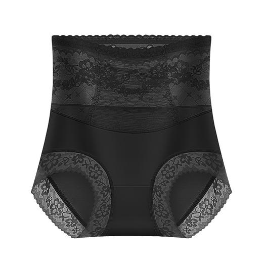 【性感半透边 穿出“蜜桃臀”】秋冬新品高腰性感蕾丝收腹内裤，聚乳酸桑蚕丝5A抑jun裆，好穿不夹臀，提拉臀部，丝滑绸缎，半透蕾丝花边，性感半透裤腿，柔软触感干爽不闷热！ 商品图5