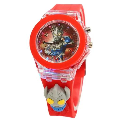 买一送一【奥特英雄手表】发光LED硅胶手表   夜光石英表  卡通公仔儿童手表 商品图4