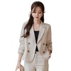 娜璐多 高级感西装套装女秋季短款小个子2023新款职业正装女气质西服外套 商品缩略图4