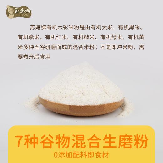 有机BB六彩米粉500g 商品图3