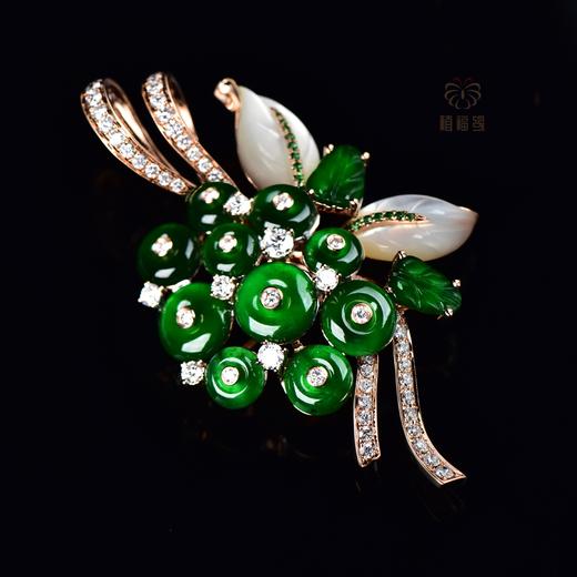 【锦绣年华】翡翠胸针坠-XZ12305061 商品图1