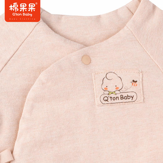 棉果果冬季新品彩棉夹薄棉保暖透气铺棉半背衣上装M401110822681 商品图5