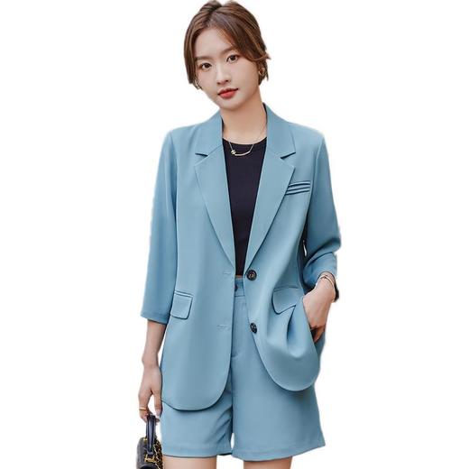 娜璐多 职场轻熟风气质西装外套女夏季薄款时尚七分袖女神范休闲西服套装 商品图4