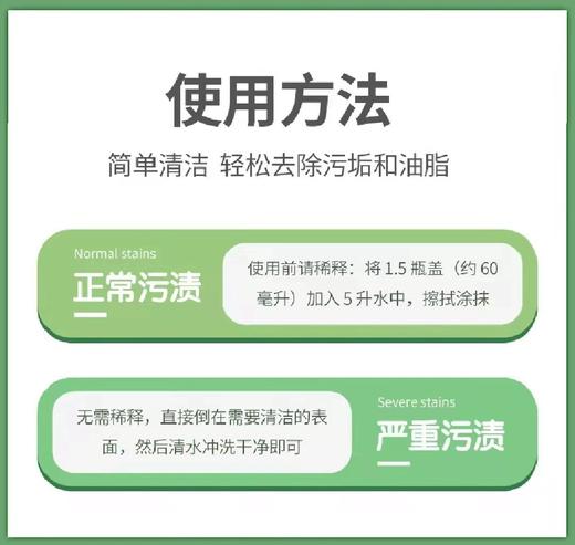 【中欧班列直供2瓶】德国原装进口Denkmit 多功能果味清洁剂 厨房浴室瓷砖厕所地表家居玻璃去污剂 1000ml/瓶 商品图4