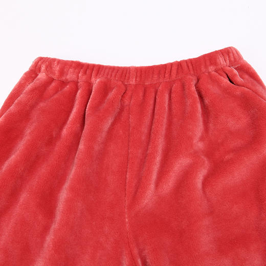 都市丽人眯雅佳双面法兰绒女士厚款长袖长裤类家居服套装LH32H7 商品图6