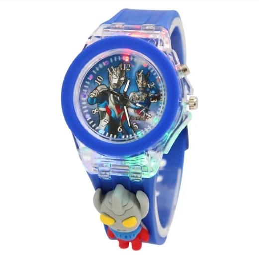 买一送一【奥特英雄手表】发光LED硅胶手表   夜光石英表  卡通公仔儿童手表 商品图9