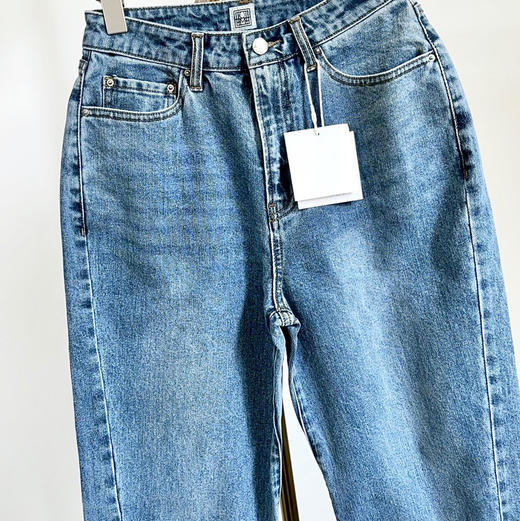 【9月5日上午11:00 必收款女士牛仔裤 秒杀】必收款 百搭 偷偷美 全棉无弹 不对称扭缝 水洗 直筒裤 商品图6