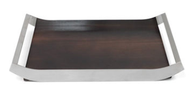 晨熙园厨房胡桃木双耳托盘