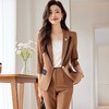 娜璐多 时尚套装漂亮小西服两件套西装娜璐多2023秋季新款气质女神范流行 商品缩略图0