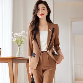 娜璐多 时尚套装漂亮小西服两件套西装娜璐多2023秋季新款气质女神范流行