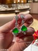 老坑玻璃种帝王绿水滴耳坠【2131405】具体价格微信咨询 商品缩略图6