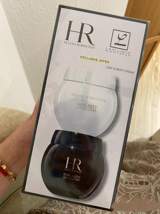 HR 赫莲娜活颜修护日霜晚霜套装 （白绷带50ml+黑绷带50ml） 商品图0