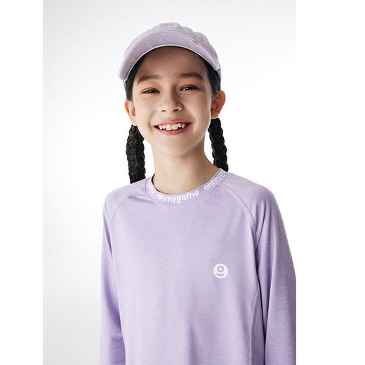 onmygame春装男童运动T恤儿童户外训练打底衫中童宽松长袖 商品图5