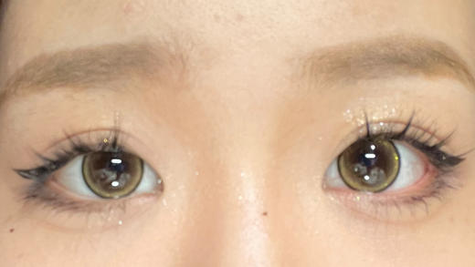 年抛 傲娇点点 moonmyth   / 大直径14.5 着色14.2参考值/  （同品牌多副更划算 选款完整色板在详情页) 大直径美瞳 金粉美瞳 金色狗狗眼美瞳 商品图4