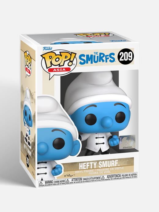 POP! Asia: The Smurfs- Hefty Smurf亚洲系列 蓝精灵健健手办公仔摆件 74805 商品图4