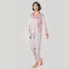 都市丽人生活家居女士睡衣金钻绒数码印花丝绒厚款长袖长裤类家居服套装LH31J7 商品缩略图1