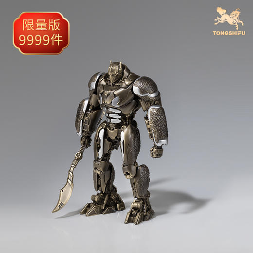 铜师傅 正版授权《变形金刚》猩猩队长 限量手办模型 桌面铜摆件 商品图4