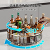 【多功能厨房、客厅好帮手】360度旋转的置物架，轻奢外观，多功能应用。让你的家居生活更加便利舒适！厨房调料、客厅小物、化妆品收纳，一应俱全，轻松储物，让生活更加便捷，让你的家更加整洁！ 商品缩略图1