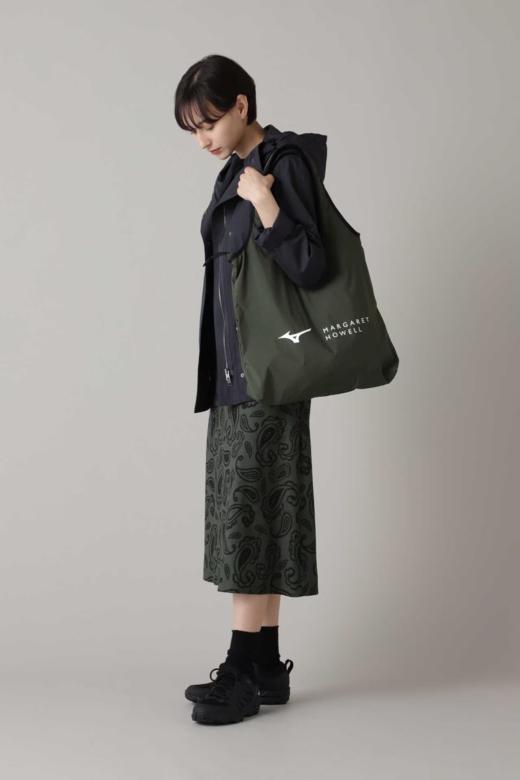 Margaret Howell 23AW 日版墨绿色佩斯利纹丝棉半裙 商品图9