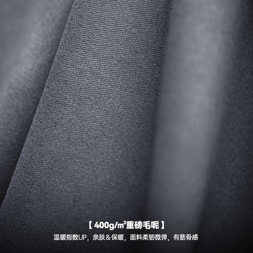 工装优选 美式休闲重磅毛呢口袋衬衫夹克宽松外穿厚衬衣外套男秋 商品图2