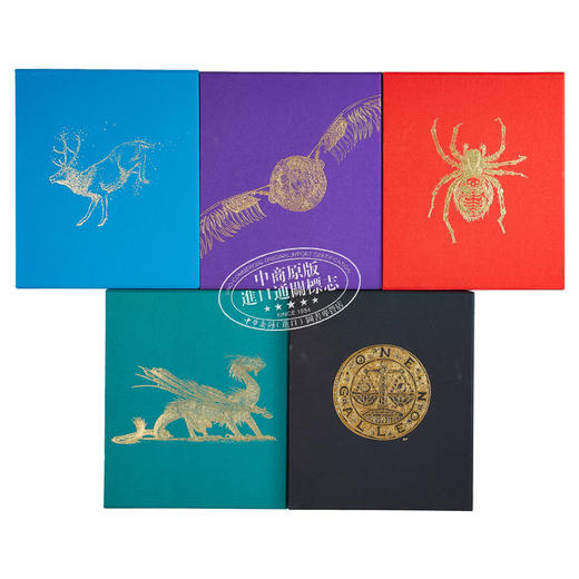 预售 【中商原版】哈利波特精装彩绘豪华版1-5 魔法石+密室+阿兹卡班的囚徒+火焰杯+凤凰社 英文原版 哈利波特全彩绘本 吉姆凯 JK罗琳 Harry Potter 商品图2