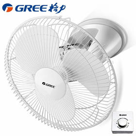GREE 格力 楼顶扇吸顶扇 家用摇头电风扇 FSLD-40 白色