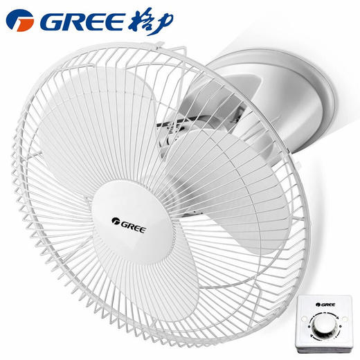 GREE 格力 楼顶扇吸顶扇 家用摇头电风扇 FSLD-40 白色 商品图0