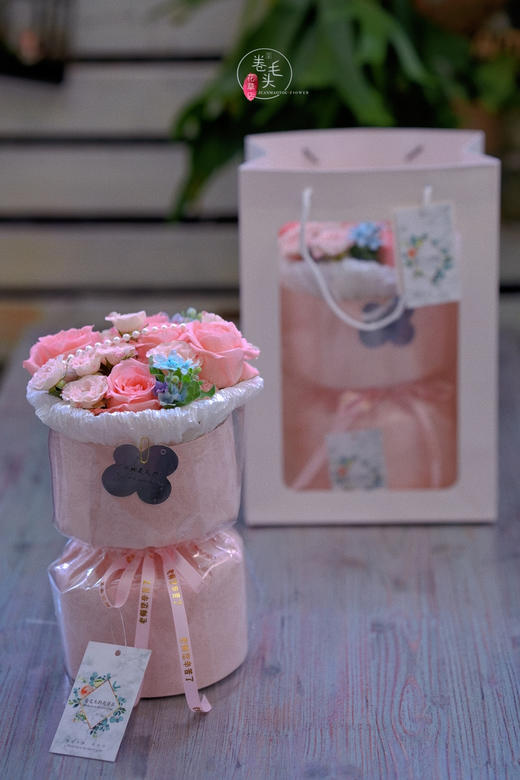 【2024.教师节】迷你小香风花束59（配手提袋 现货，下单即可到店自提） 商品图0